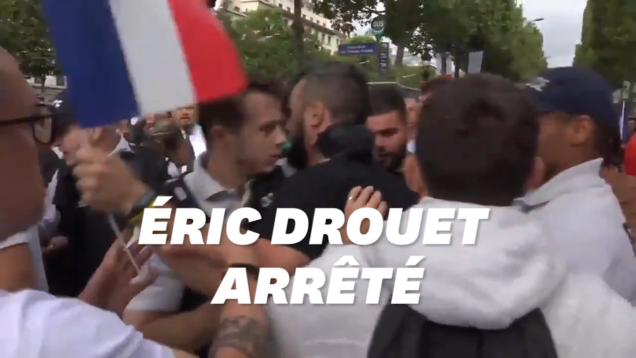 14 juillet: le gilet jaune Éric Drouet interpellé par la police sur les Champs-Élysées
