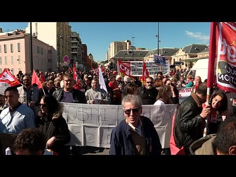 19 mars 2019 : manifestation à Nice à l’appel des syndicats