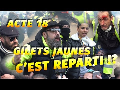 Acte 18 : « le mouvement s’essouffle-t-il ? » reportage Champs Elysées avec les gilets jaunes