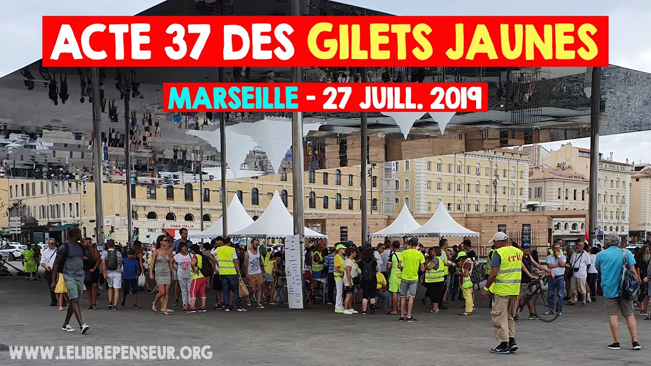 Acte #37 des #GiletsJaunes en direct de Marseille