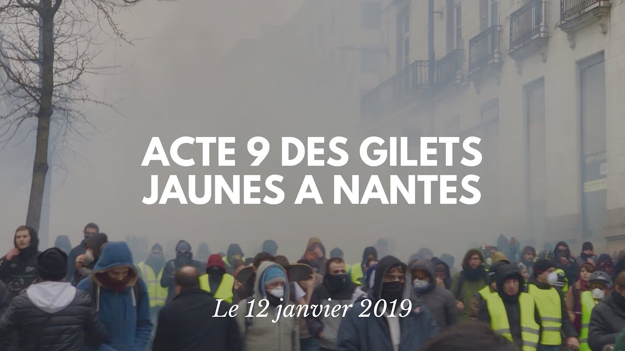 Acte 9 des Gilets Jaunes à Nantes
