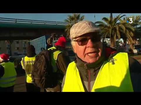 Action des “gilets jaunes” : blocage des livraisons à l’hypermarché Carrefour d’Antibes