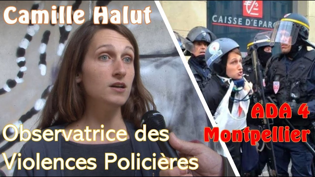 ADA de Montpellier – Interview de Camille Halut Observatrice LDH