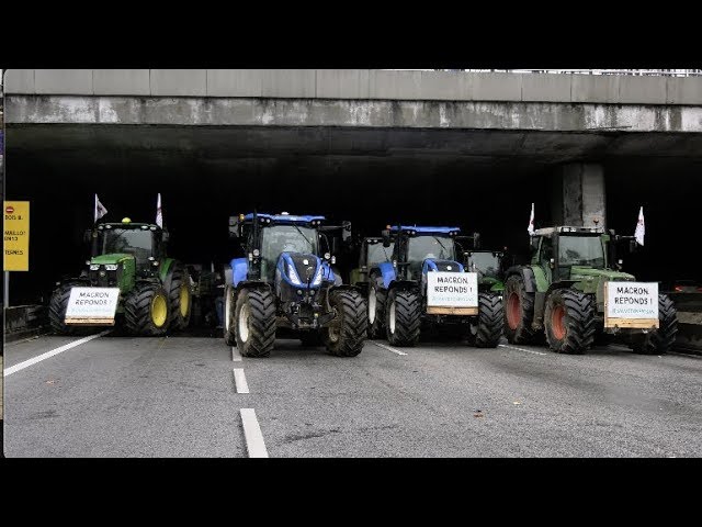 Agriculteurs : blocage du périphérique (27 novembre 2019, Paris)