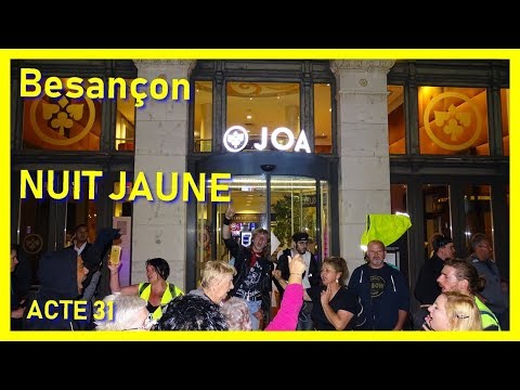 Besançon Gilets Jaunes ACTE 31 – NUIT JAUNE (Lopez frédéric) © 2019