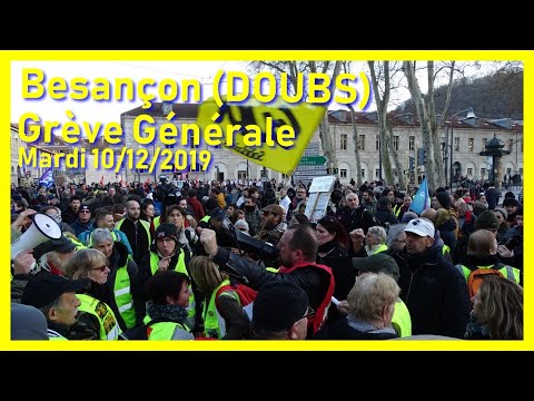 Besançon: Grève Générale J6 Mardi