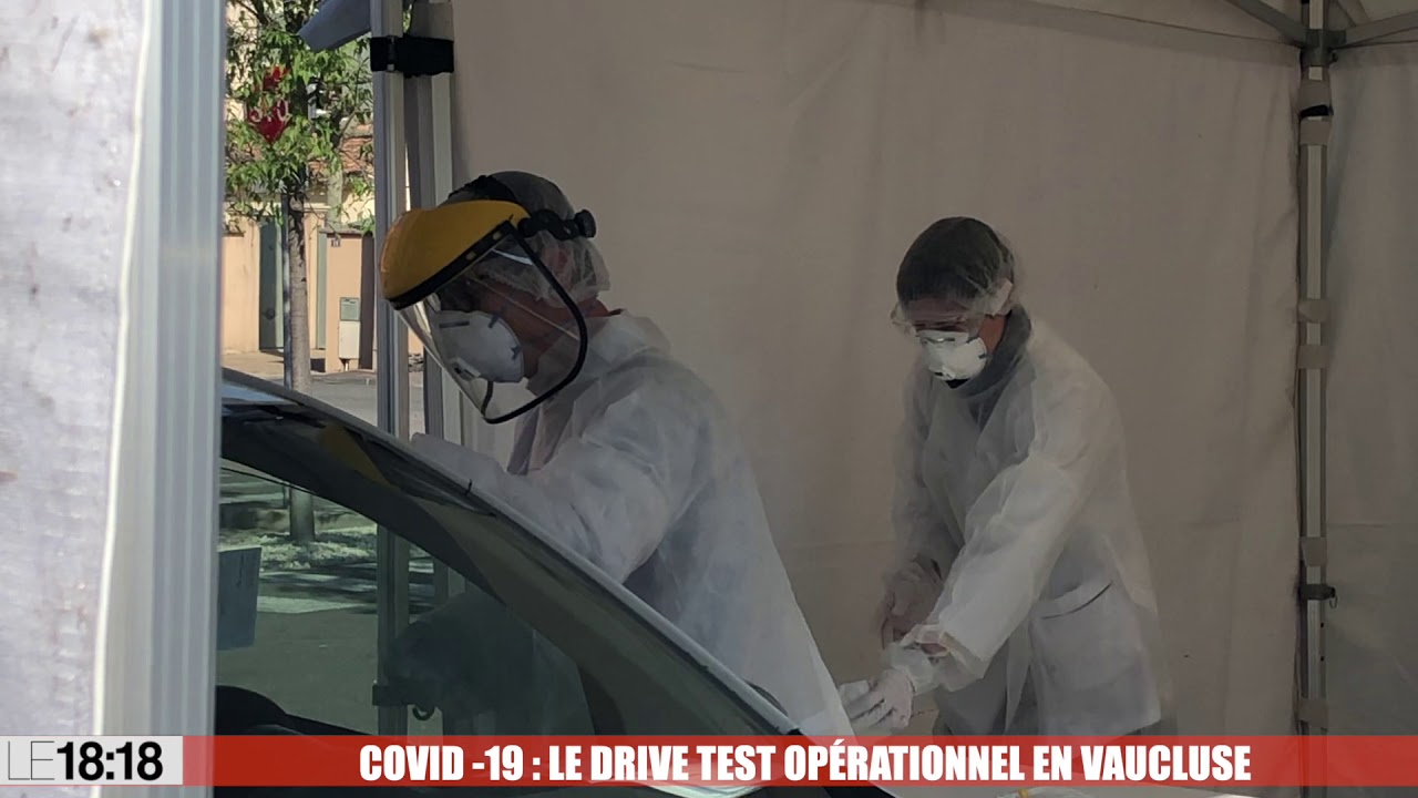 Covid-19 : le drive test est opérationnel en Vaucluse