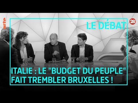 Débat : « Italie : le “budget du peuple” fait trembler Bruxelles ! » – 28 minutes – ARTE