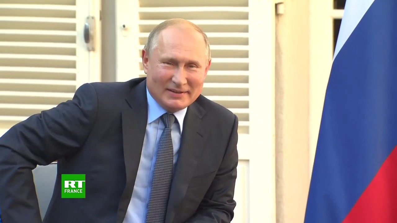 Déclaration conjointe de Vladimir Poutine et Emmanuel Macron à Brégançon