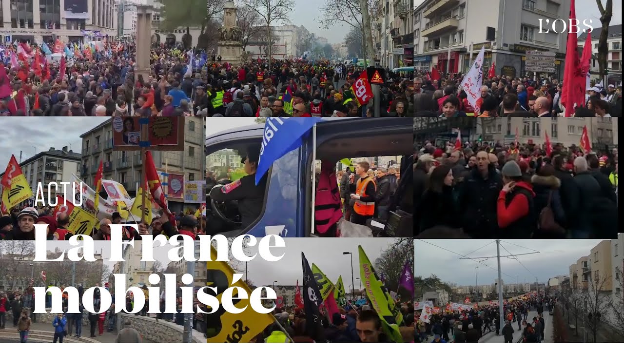 Des manifestations partout en France au 13e jour de la grève contre la réforme des retraites