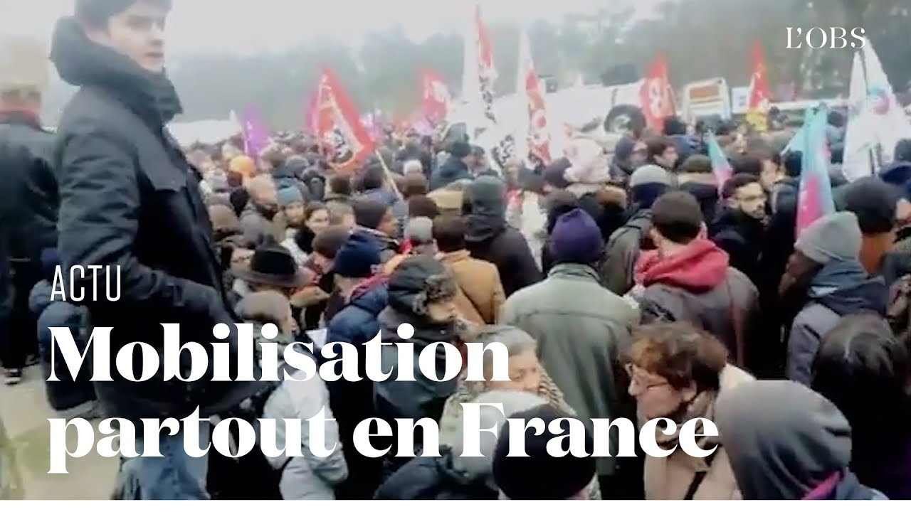 Des manifestations partout en France pour la grève générale
