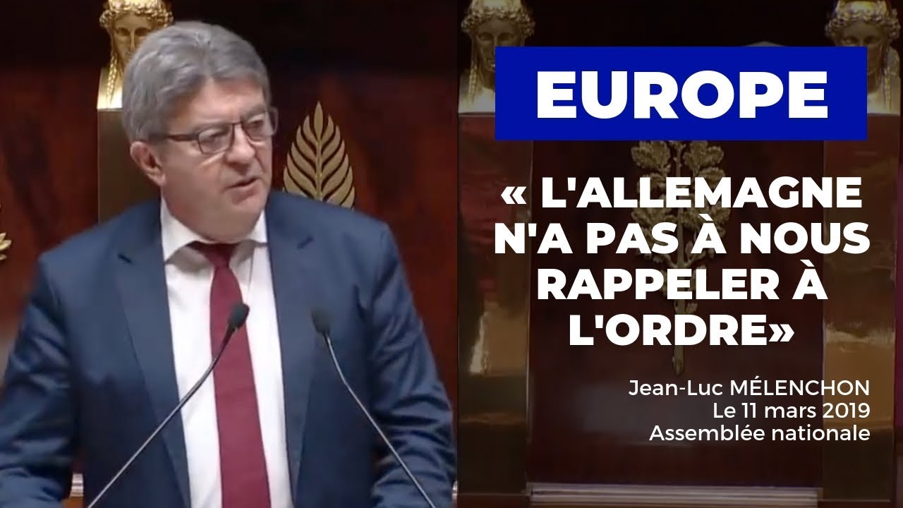 EUROPE : L’ALLEMAGNE N’A PAS À NOUS RAPPELER À L’ORDRE