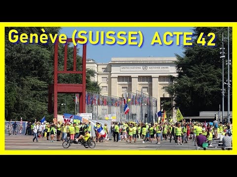 Genève : Gilets Jaunes ACTE 42 Partie 1 (Lopez frédéric) © 2019
