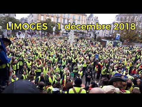 GILETS JAUNES – 1 DÉCEMBRE 2018 – LIMOGES