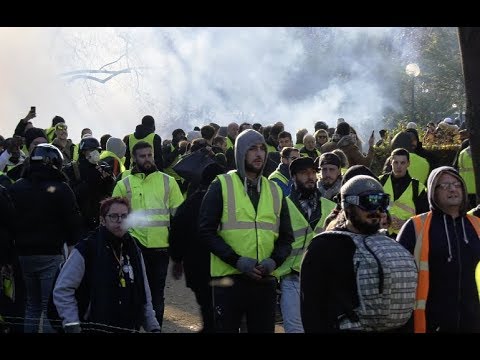Gilets jaunes Acte 1 : incidents et tensions sur les Champs-Élysées (17 novembre 2018, Paris)