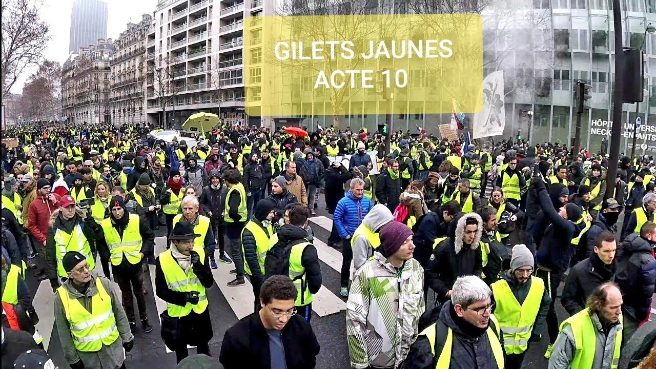 GILETS JAUNES ACTE 10 PARIS : L’ACTE SYMBOLIQUE