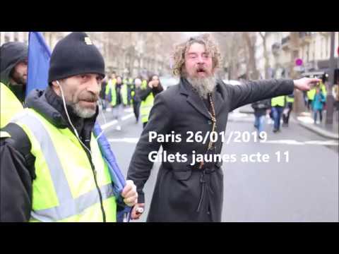 Gilets jaunes acte 11 : début de la marche et des tensions à Paris
