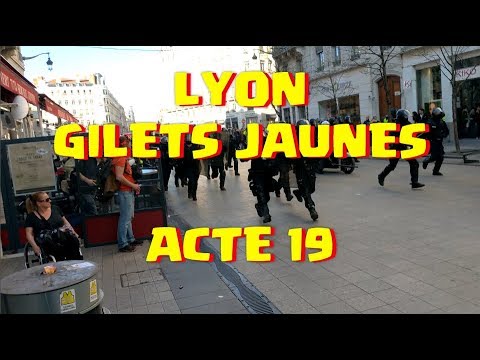 GILETS JAUNES ACTE 19 – LYON