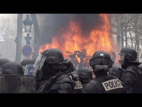Gilets jaunes Acte 19 : scènes de confrontations (16 mars 2019, Paris)
