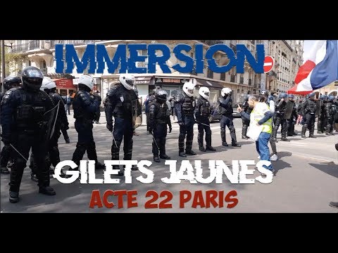 GILETS JAUNES ACTE 22 PARIS