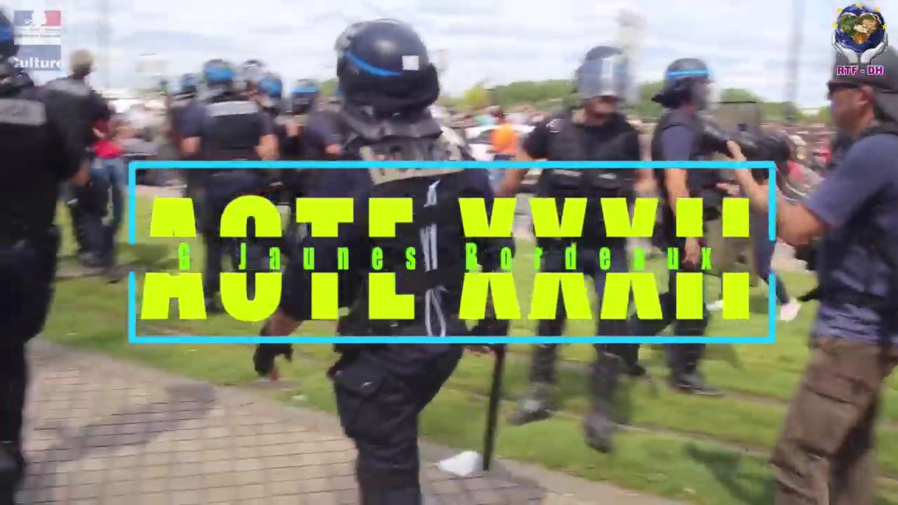 Gilets Jaunes Bordeaux Acte 32 : Violence policière !