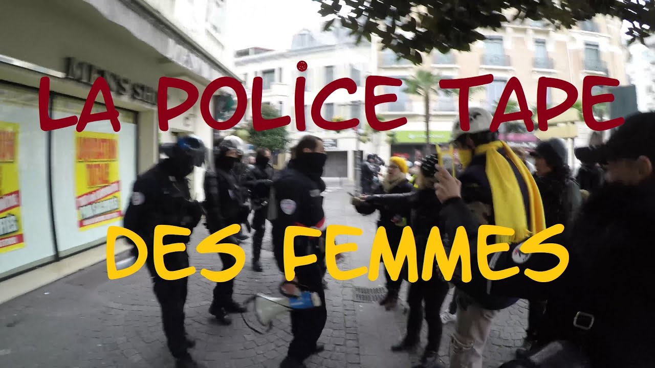 Gilets jaunes Tarbes – 6 janv – la police frappe des femmes
