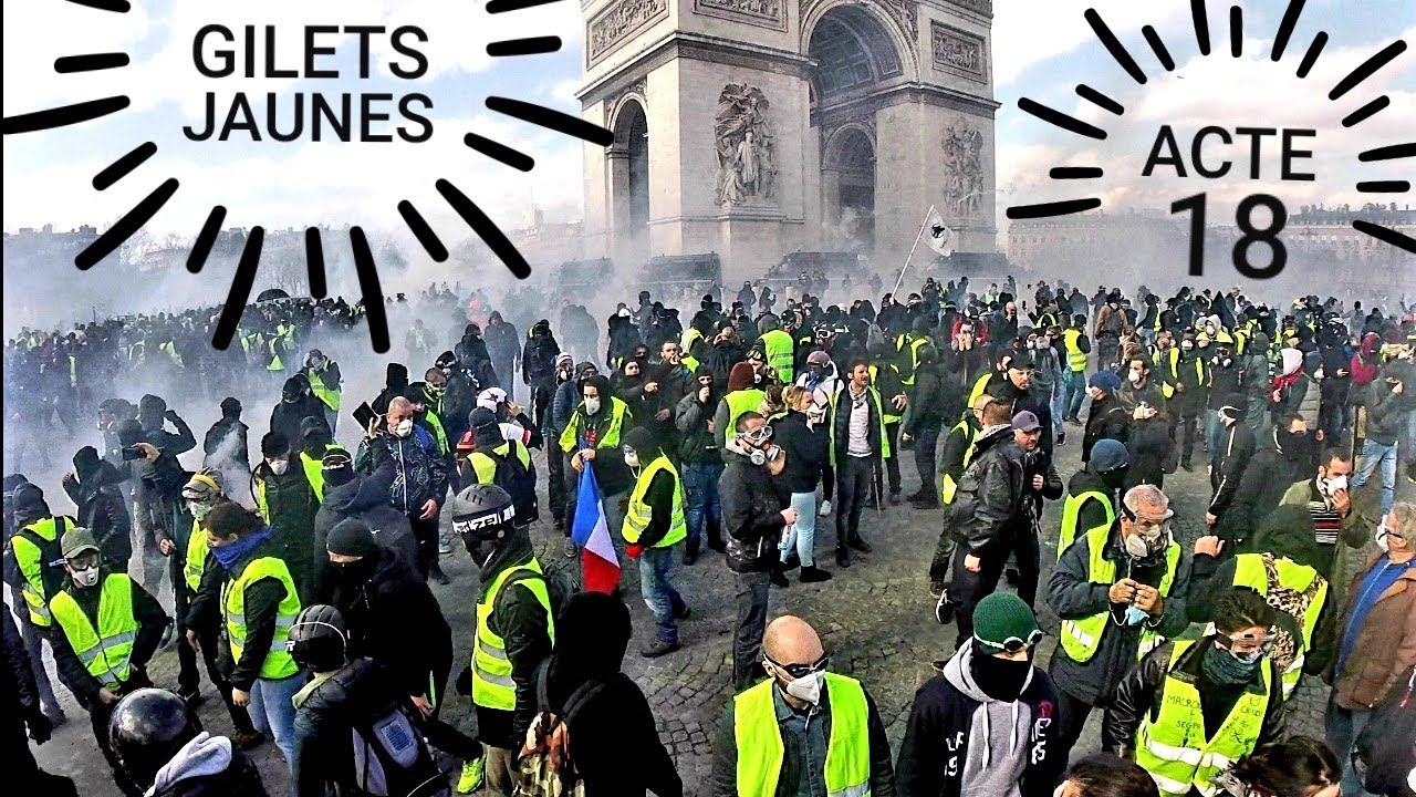 #GILETSJAUNES #ACTE18 GRAND ANGLE PARCOURS CHAMPS-ELYSEES