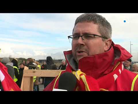 Grève ce mardi 19 mars: les syndicats et les gilets jaunes bloquent les zones industrielles de Caen