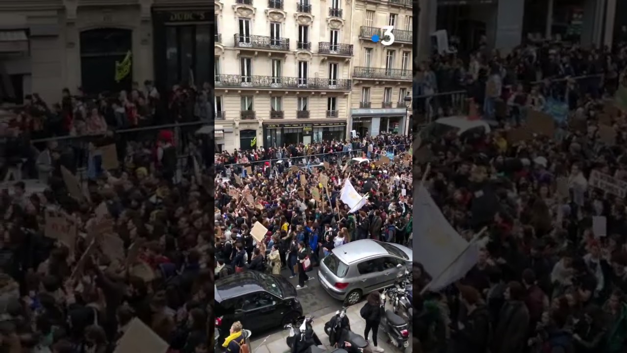 Grève mondiale pour le futur : forte mobilisation des jeunes à Paris