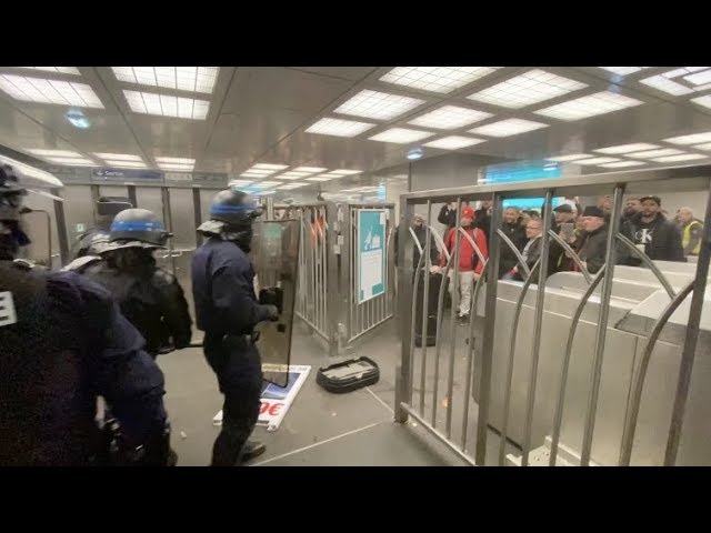 Grève : Tensions entre cheminots et forces de l’ordre (23 janvier 2019, Gare de Lyon, Paris)