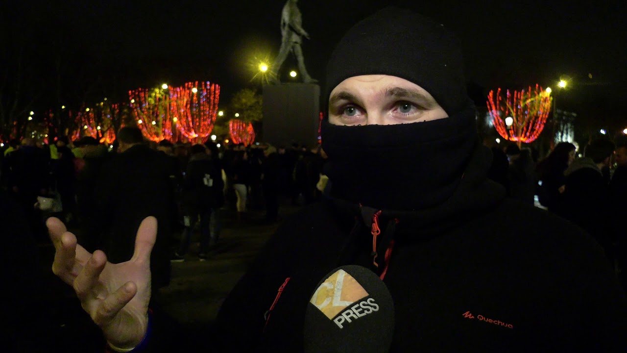 Gyros bleus Acte 1 : Les policiers en colère sur les Champs-Elysées (20 décembre 2018, Paris)