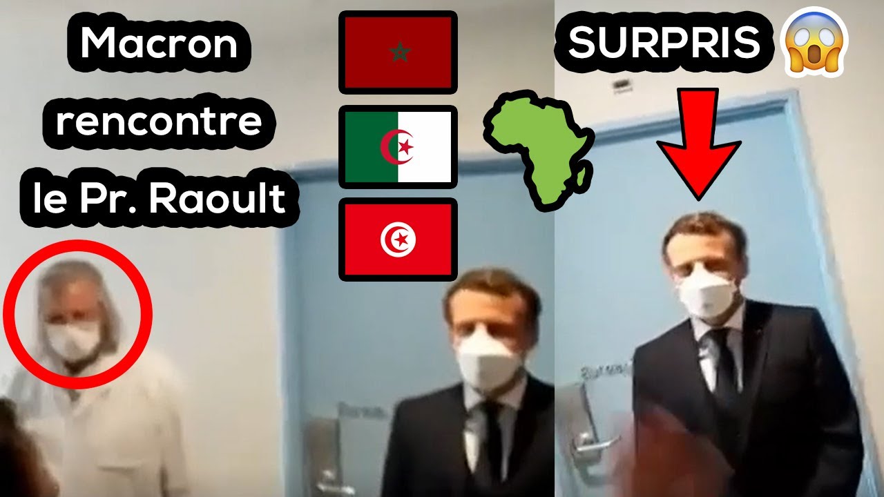 Images inédites rencontre Macron/Raoult : surpris par les nationalités des étudiants !