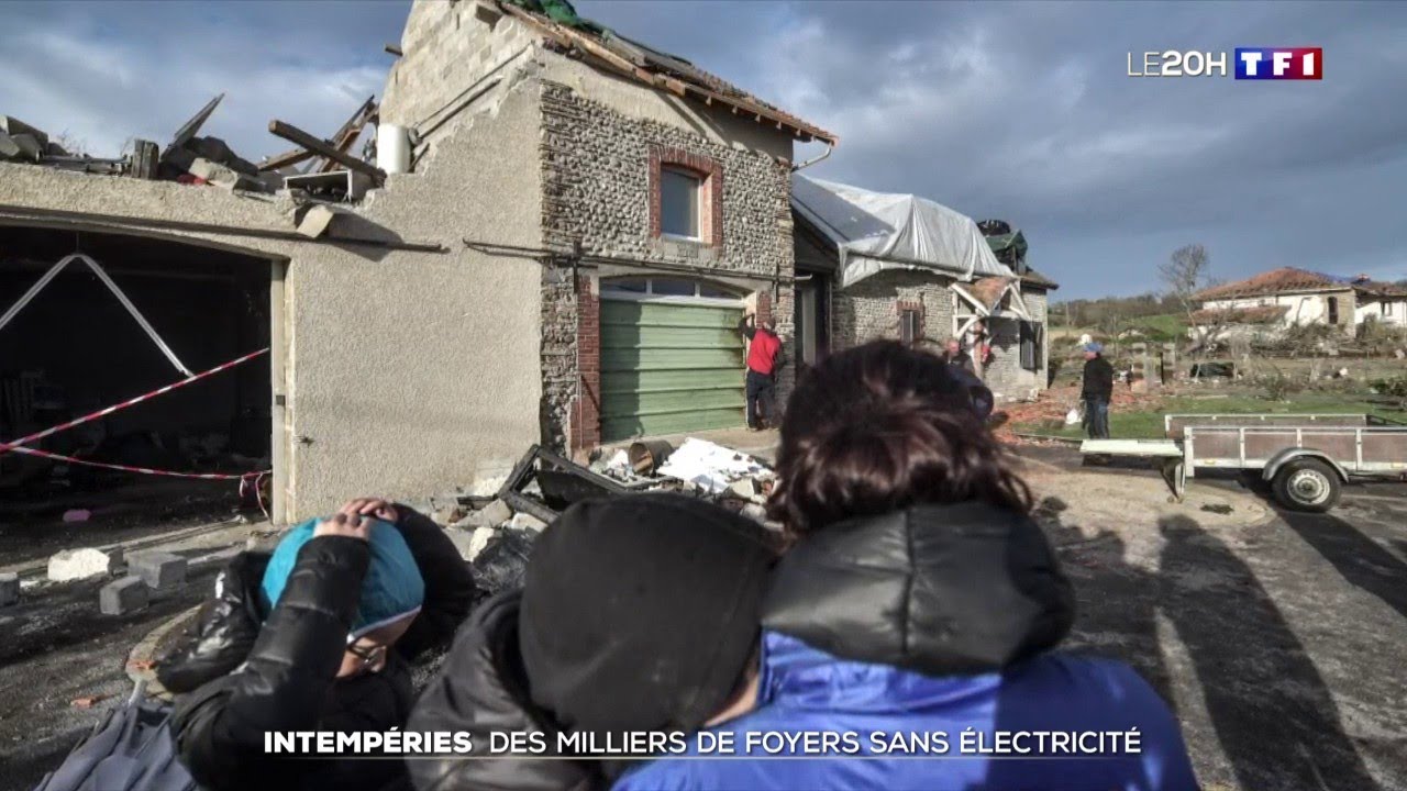 Intempéries : le sud-ouest de la France balayé par la tempête 140km/h