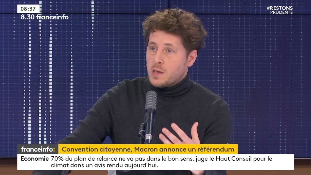 Itw de Julien Bayou (EELV): Macron face à la Convention Citoyenne, la culture “pas essentielle”