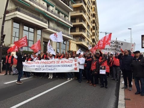 Jeudi 7 février 2019, grève générale et manifestation à Monaco