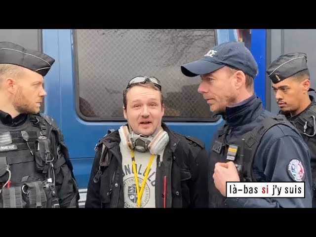 Le journaliste de BRUT Rémy Buisine arrêté sans raison par la police !