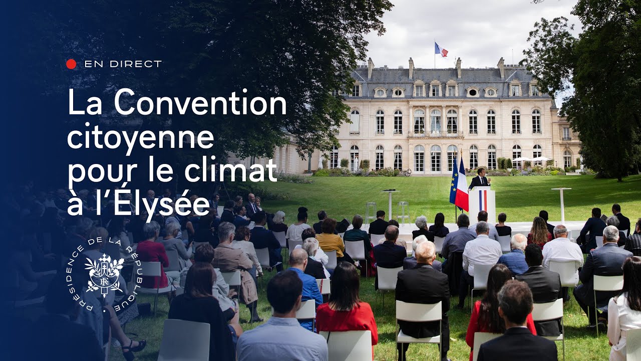 Les 150 citoyens de la Convention citoyenne pour le climat sont reçus à l’Élysée (intégral)