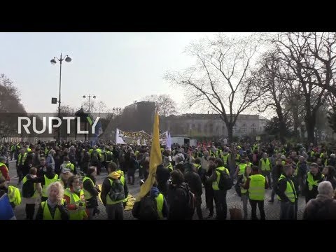 LIVE: Yellow Vests’ hold fresh protest in Paris despite ban on key locations
