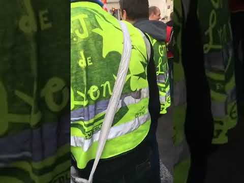 Lyon Grève général Convergences des luttes tous dans la rue