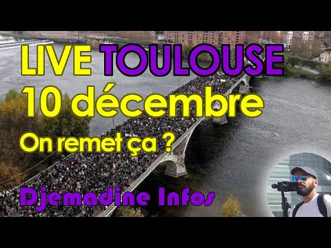 Manif Grève 10 décembre Toulouse