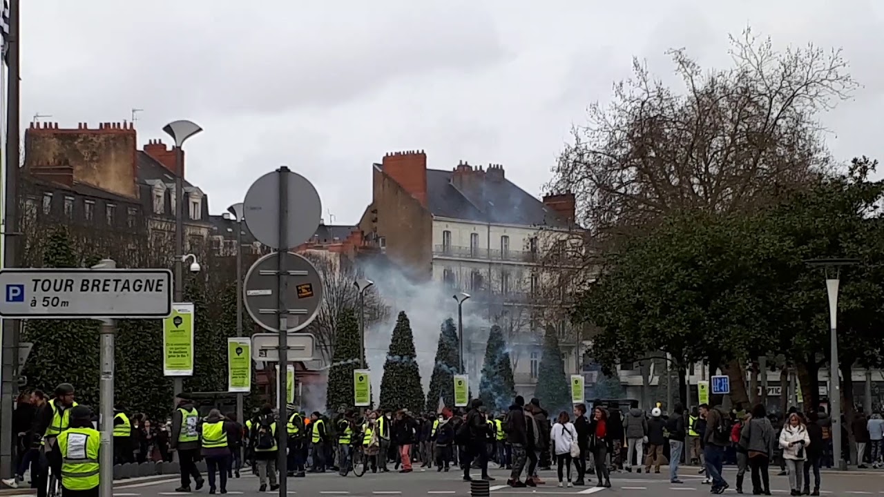 Manifestation gilets jaunes Nantes 9 Fevrier 2019 Acte 13
