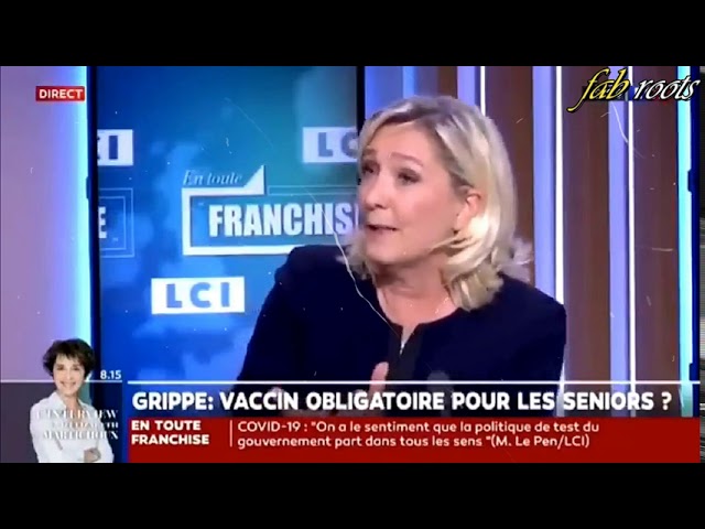 Marine Le Pen veux obliger les vaccins et encore plus pour les soignants
