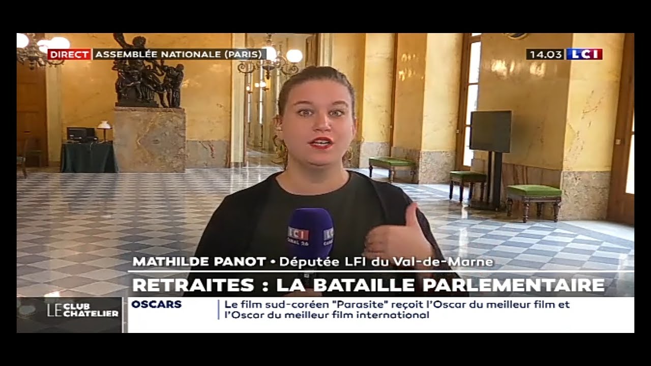 Mathilde Panot (LFI): “Nous faisons notre travail d’opposition, de dire respectez la démocratie”