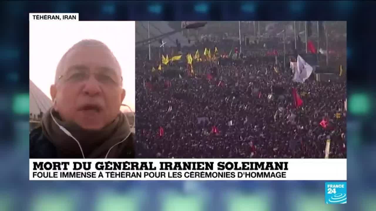 Mort du général iranien Soleimani : une marée humaine lui rend hommage à Téhéran