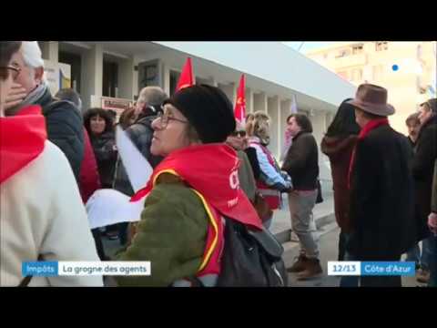 Nice : le personnel des impôts en grève