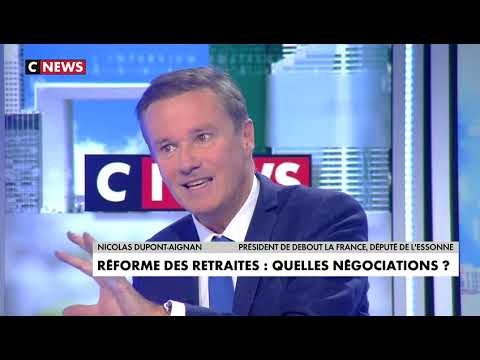 Nicolas Dupont-Aignan invité sur CNews
