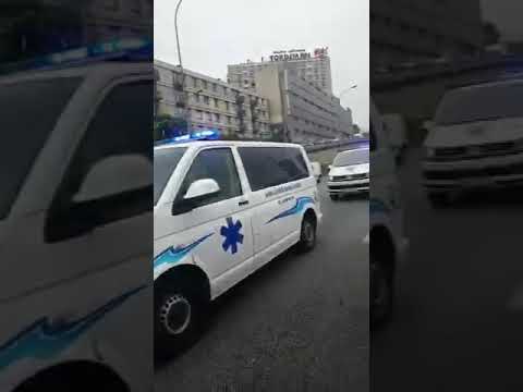 Opération escargot Ambulanciers et Taxi perif parisien 20 mai
