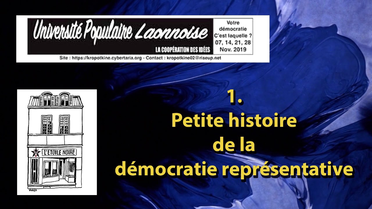 Petite histoire de la démocratie représentative (Université populaire laonnoise #1)