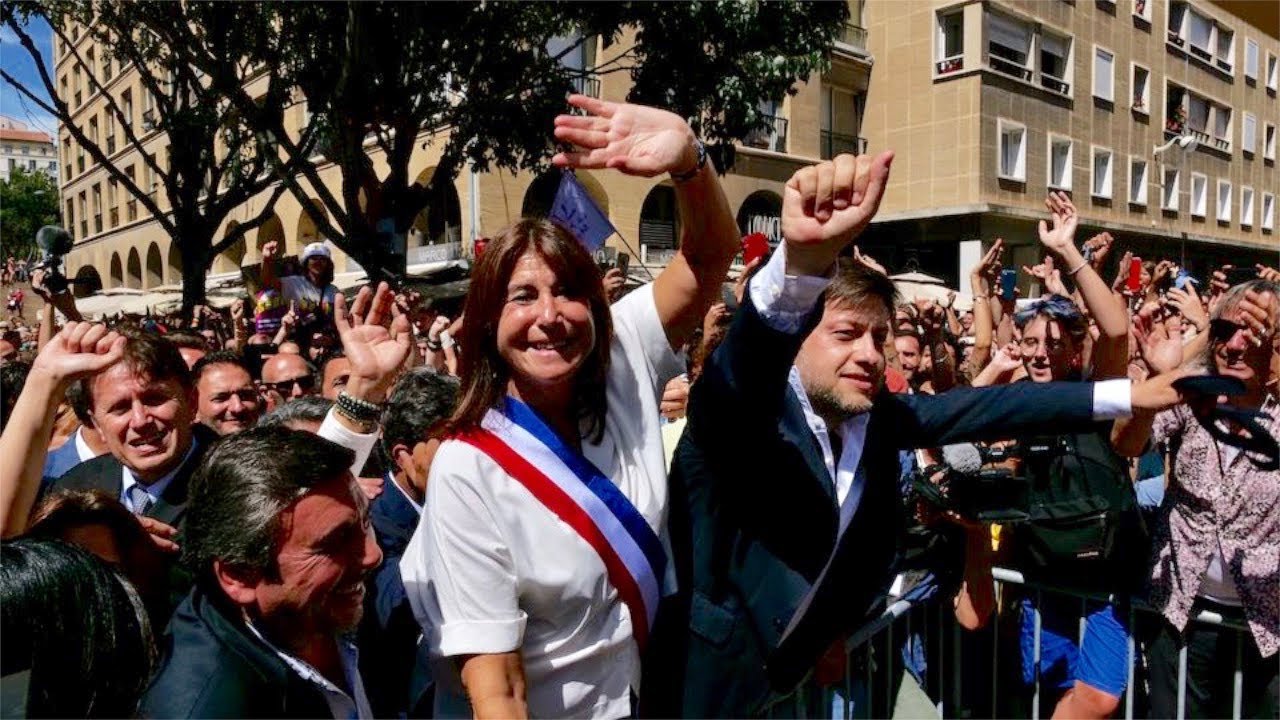Reportage sur l’élection de Michèle Rubirola (Printemps Marseillais) comme Maire de Marseille