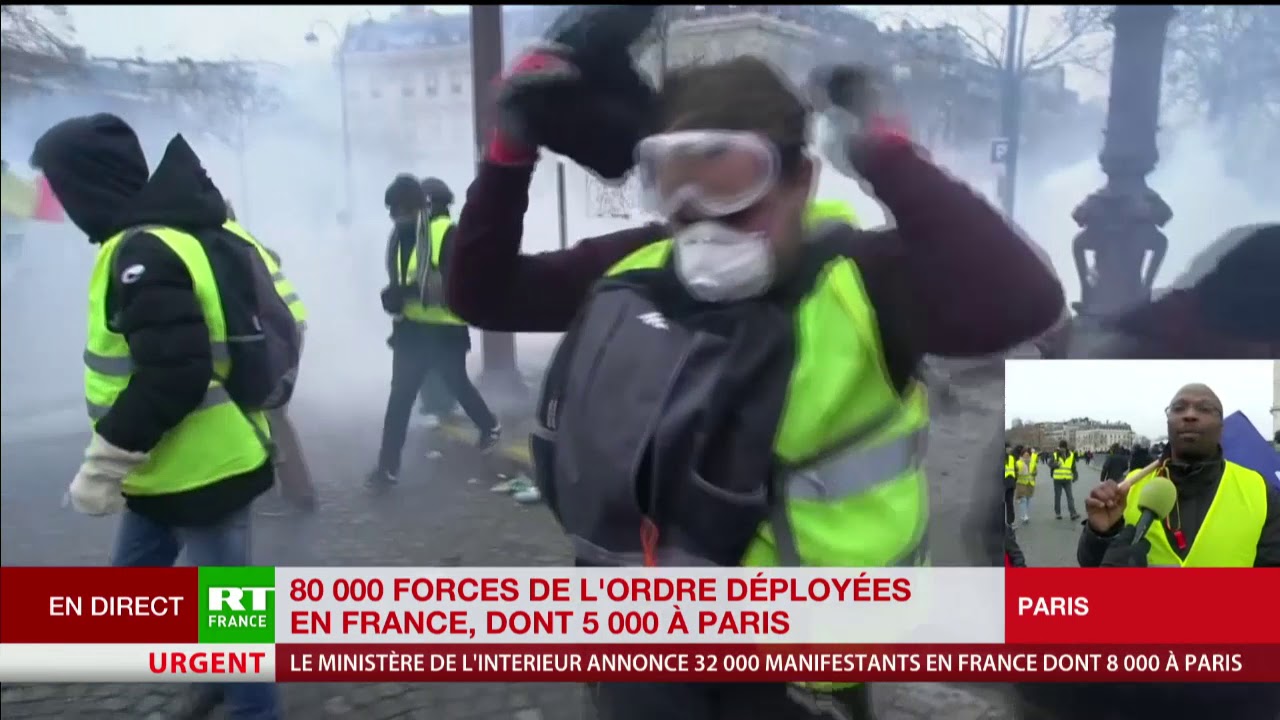 Scènes de violence près de l’Arc de Triomphe à Paris : deux Gilets jaunes témoignent